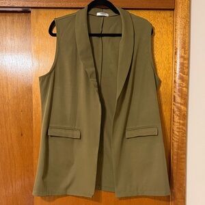 Zeagoo Olive Green Sleeveless Vest